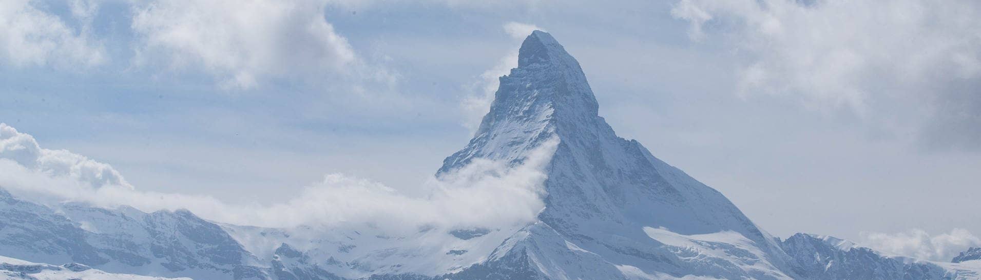 Das Matterhorn im Schweitzer Kanton Wallis.