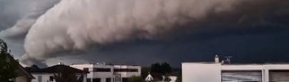 Tolle Wolkenformation über Appenweier.