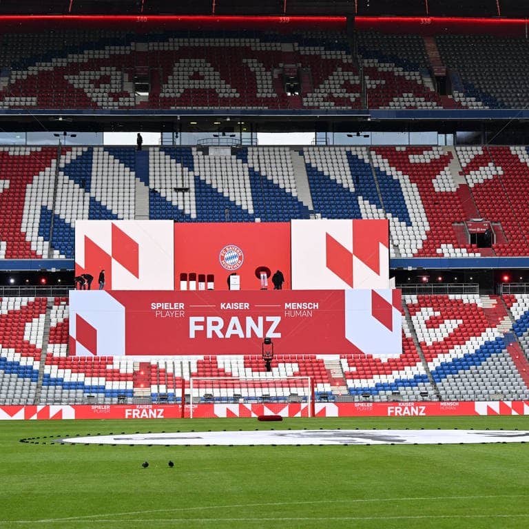 Gedenkfeier des FC Bayern München für Franz Beckenbauer in der Allianz Arena. 