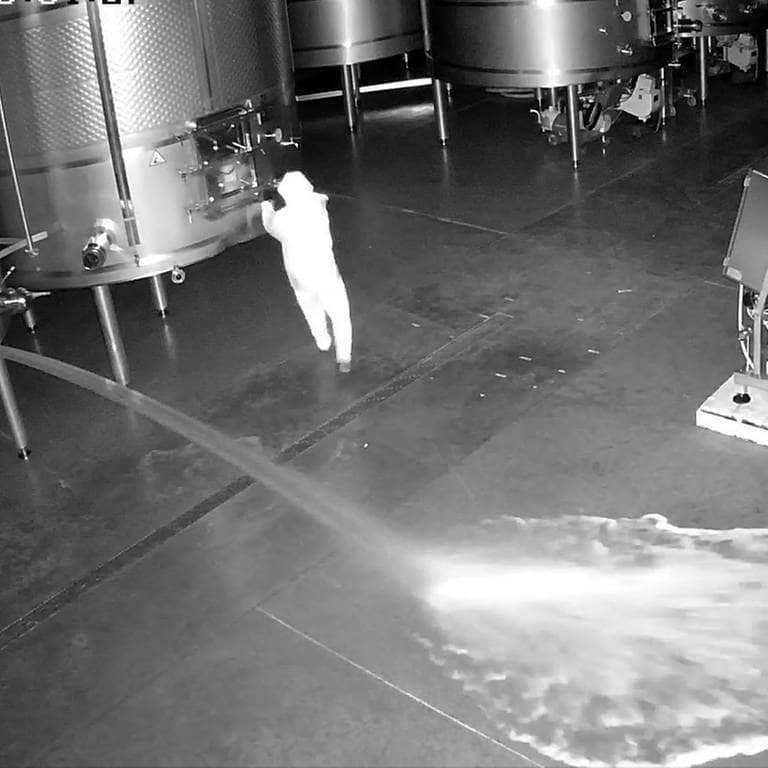 In einer Weinkellerei in Spanien ist ein Unbekannter eingebrochen und hat Wein im Wert von 2,5 Millionen Euro verschüttet.