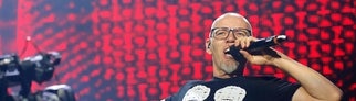 Thomas D von den Fantastischen Vier bei einem Festival-Auftritt in Bern.