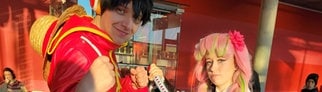 Besucherinnen und Besucher der Comic Con 2024 in Stuttgart.