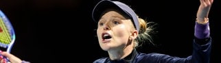 Harriet Dart aus Großbritannien bei den Australian Open 2025.