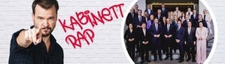 Die Minister und Ministerinnen des neue Kabinetts von Friedrich Merz. SWR3 Moderator Basti Müller ist ebenfalls auf dem Bild zu sehen, er hat einen Rap zum neuen Kabinett geschrieben  