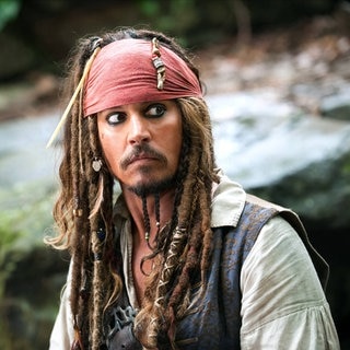 Johnny Depp als Jack Sparrow im Film „Fluch der Karibik“