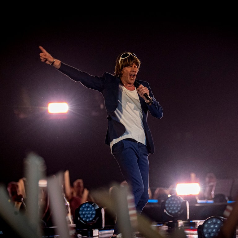 Mickie Krause singt beim "Schlagerbooom 2021" (Foto: picture-alliance / Reportdienste, dpa/Malte Krudewig )