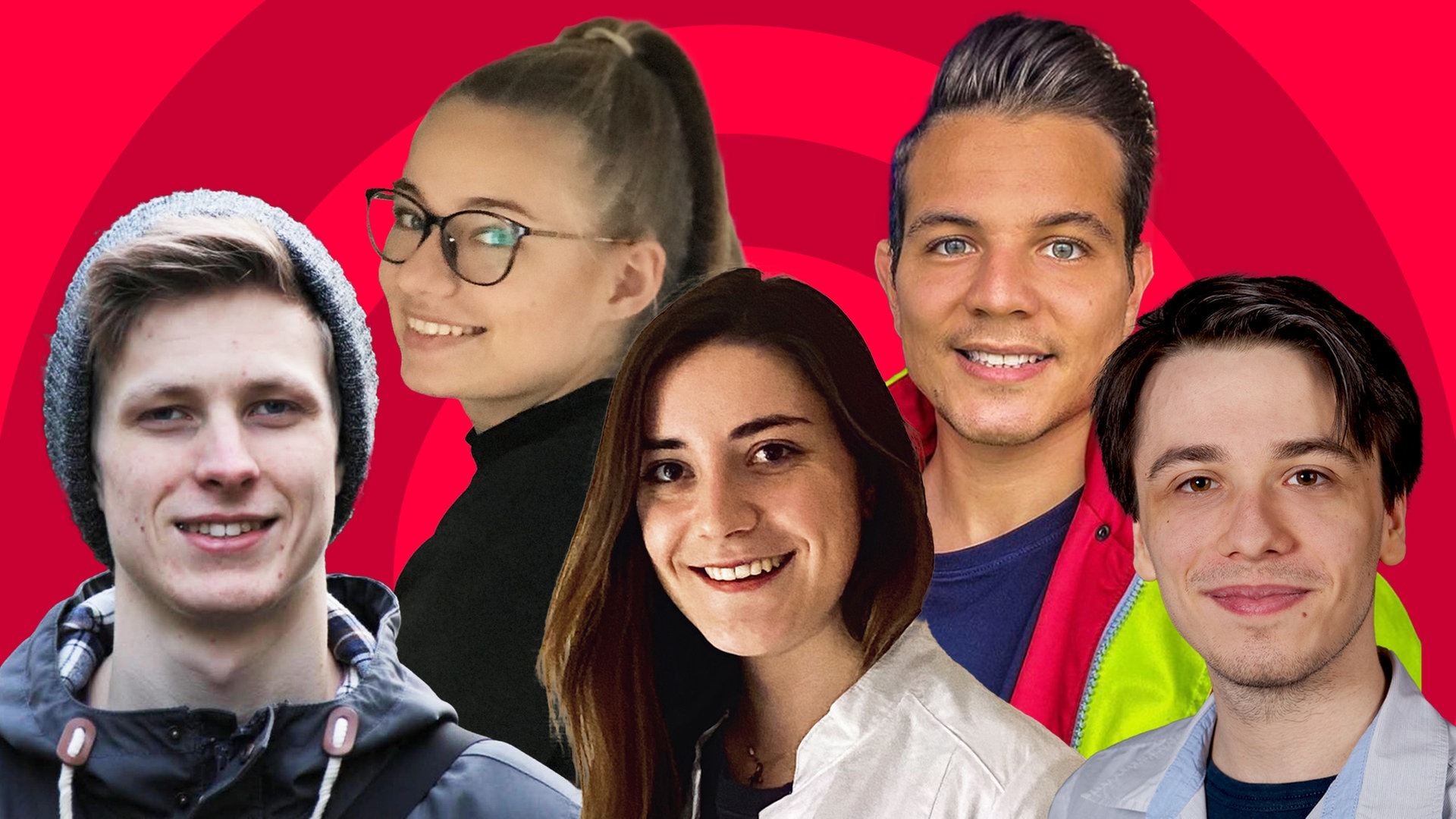 Ausbildung gesucht? Hier könnte dein Traumjob mit dabei sein! (Foto: SWR3, Clara-Frederike Gallus/Denis Volk/privat/privat/Thomas Keller/Montage: SWR3)
