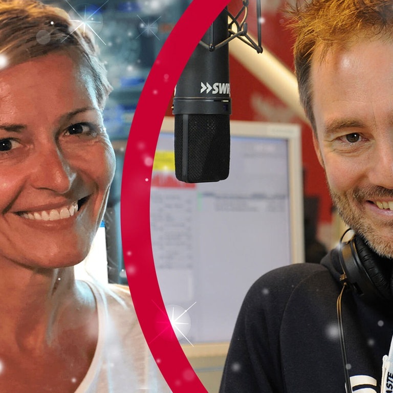 Moderatorin Sarah Bernardi und Moderator Volker Janitz (Foto: SWR3, Südtirol1)