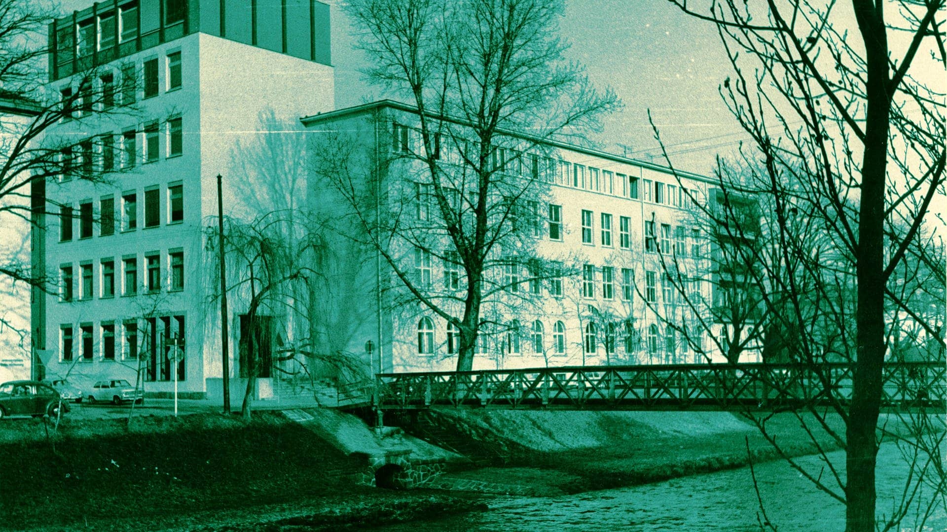 Die Stadt Pforzheim – vor und nach dem Luftangriff 1945. (Foto: Stadtarchiv Pforzheim – Instutut für Stadtgeschichte|S1-05-010-V-006|Fotografin: Eva Bischoff)
