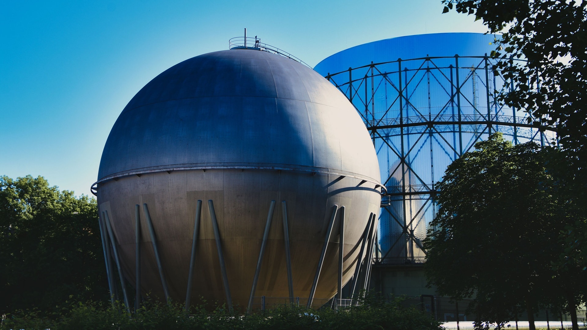 Foto: IMAGO, IMAGO / Wirestock Das Gasometer in Pforzheim (Foto: IMAGO, IMAGO / Wirestock)