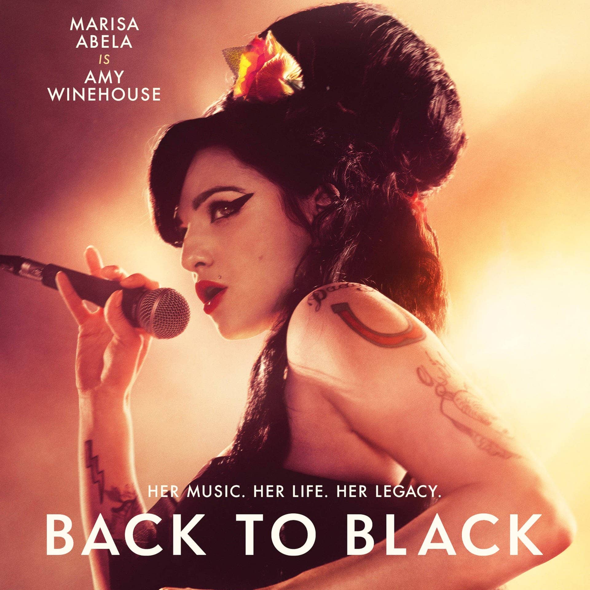 Szene aus dem Film über Amy Winehouse „Back to Black“ mit Marisa Abela (Foto: IMAGO, Landmark Media)
