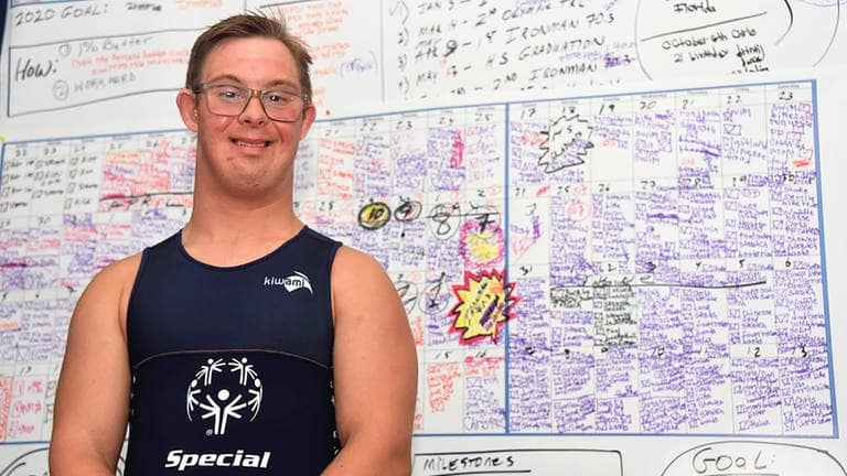 Chris Nikic hat als erster Athlet mit Down-Syndrom einen Ironman absolviert.
