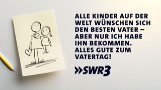 Lustige Bilder mit Whatsapp-Sprüchen zum Vatertag, die du an Papa verschicken kannst.