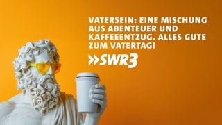 Lustige Bilder mit Whatsapp-Sprüchen zum Vatertag, die du an Papa verschicken kannst.
