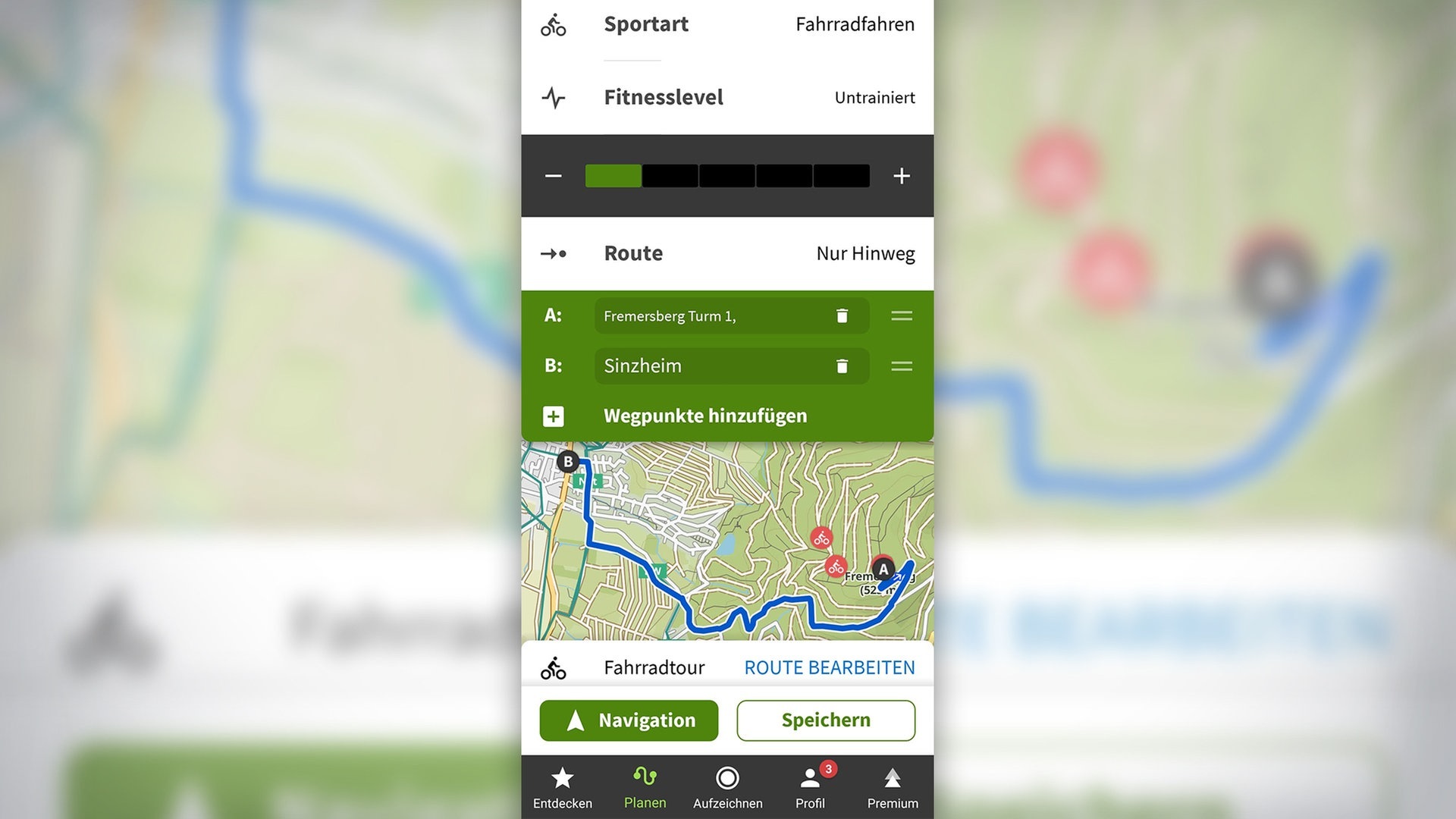 Foto: SWR3, Komoot Fahrradnavi im Test (Foto: SWR3, Komoot)