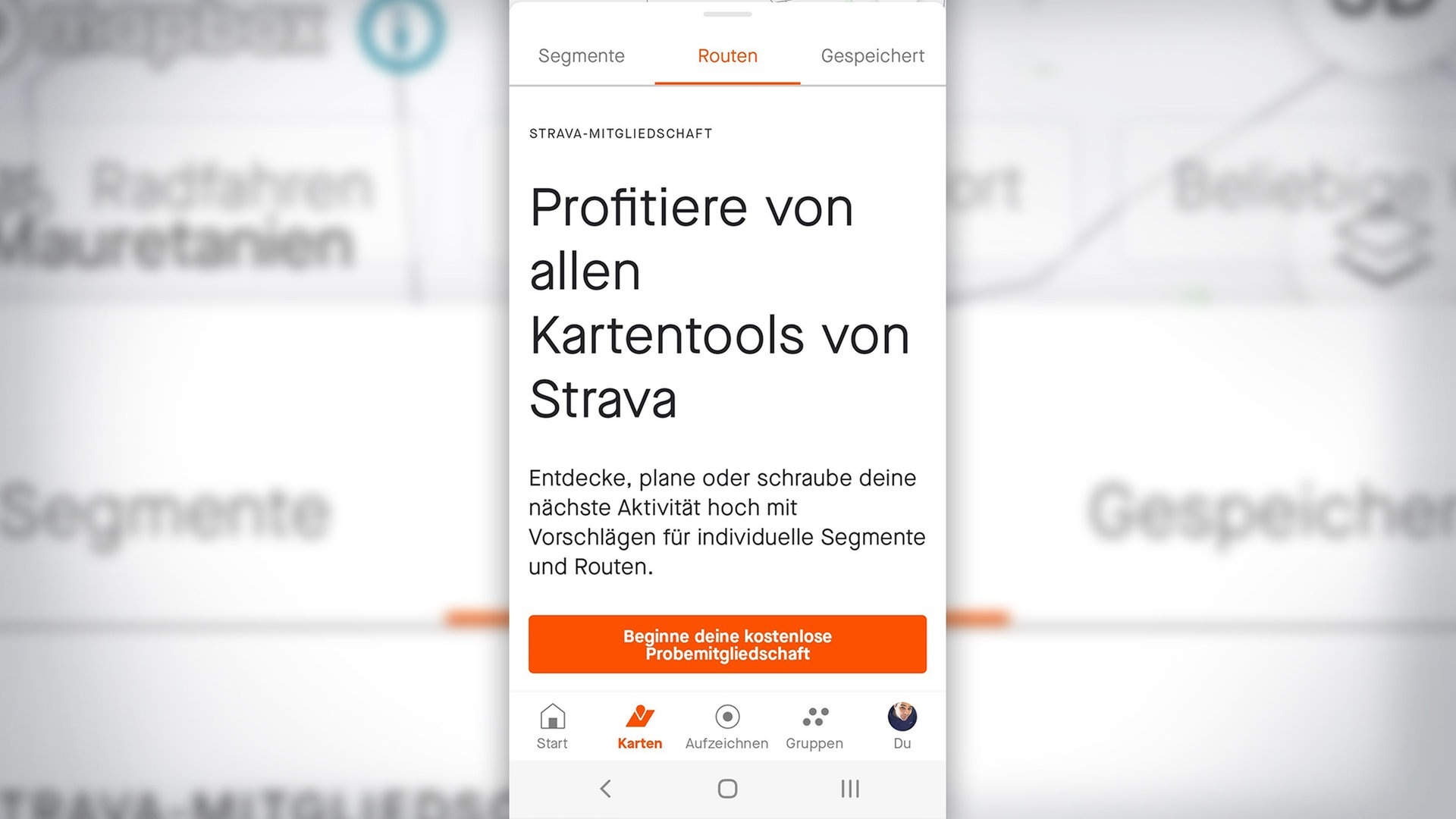 Foto: SWR3, Strava Fahrradnavi im Test (Foto: SWR3, Strava)