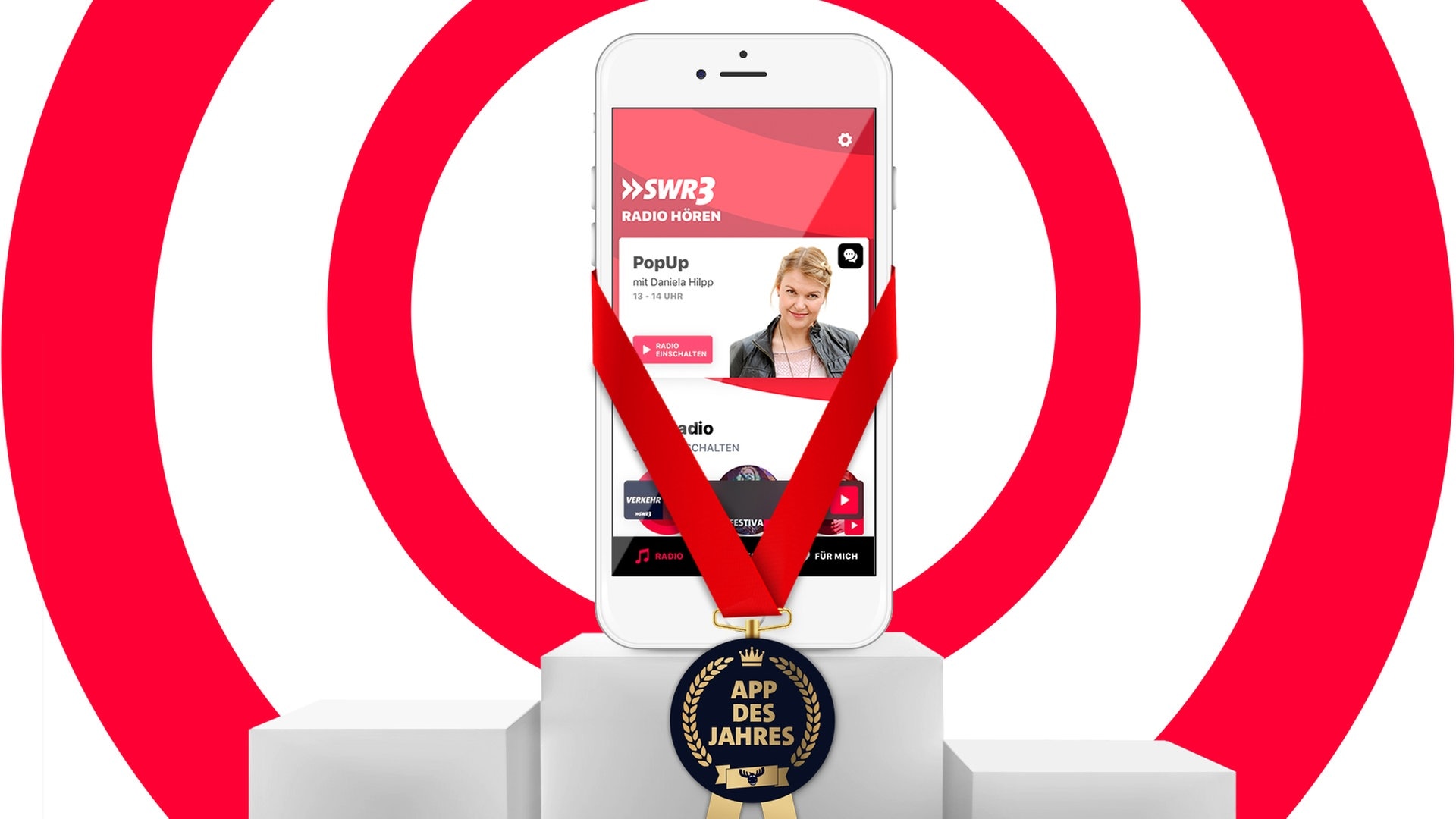 Foto: SWR3 Die neue SWR3 App wurde zu App des Jahres gekürt. (Foto: SWR3)