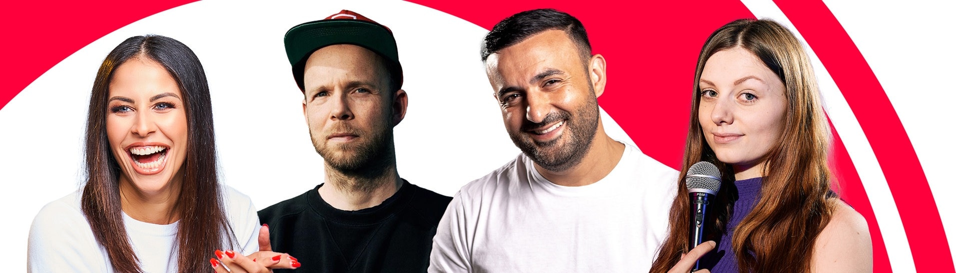 Newcomer beim SWR3 Comedy Festival 2022 (Foto: SWR, Guido Schröder, Marvin Ruppert, Tuan Le, SWR3)