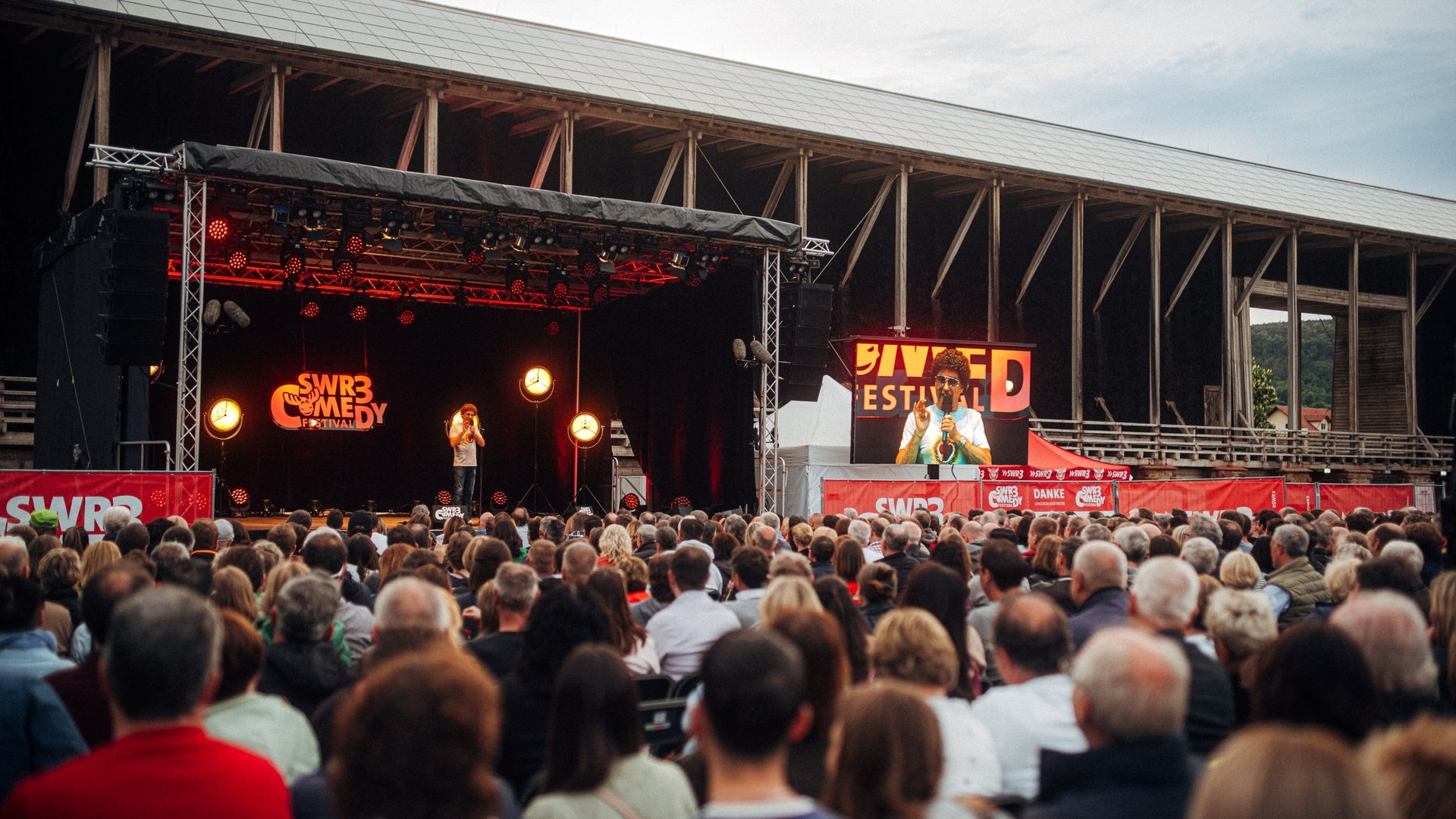 Foto: SWR3, Adrian Walter Atze Schröders Auftritt beim SWR3 Comedy Festival 2023 (Foto: SWR3, Adrian Walter)