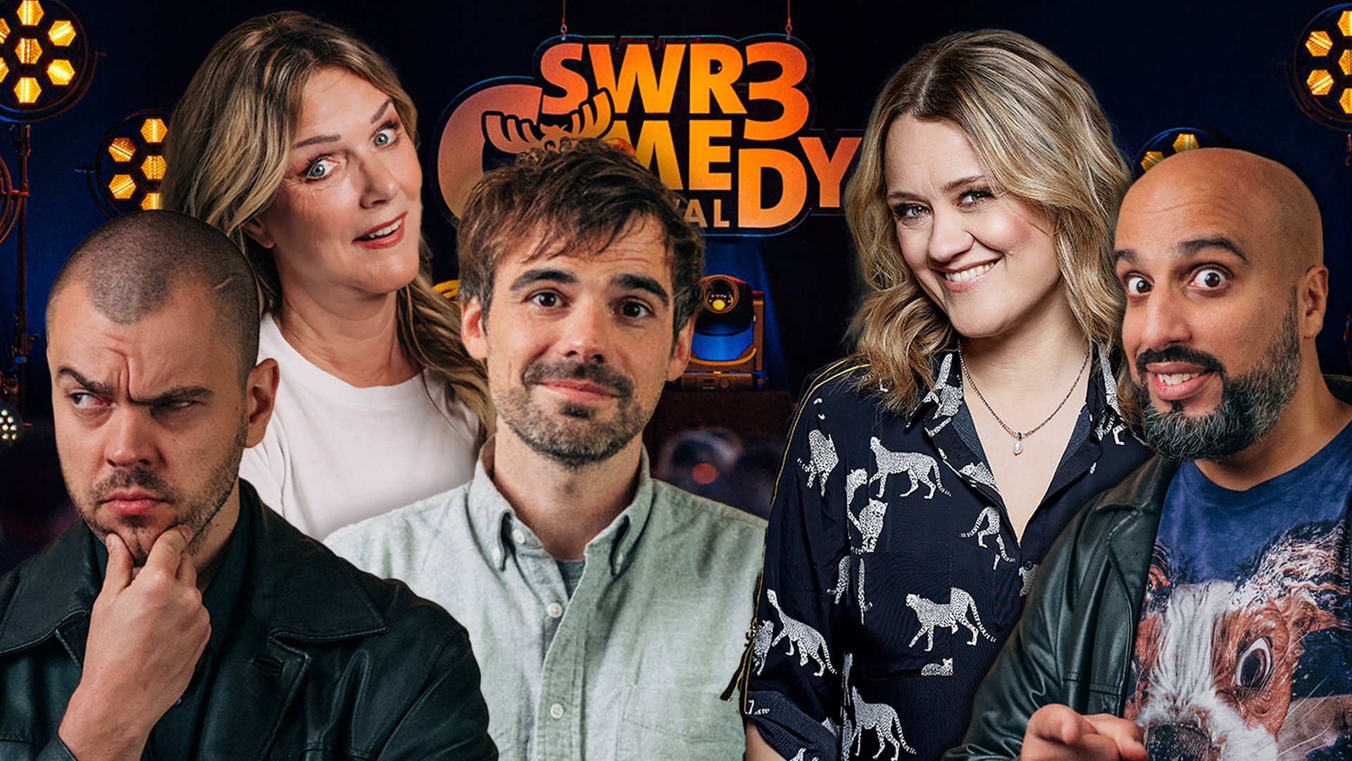 Das Line up des SWR3 Comedy Festivals 2024 (Foto: SWR3, Niko Neithardt)