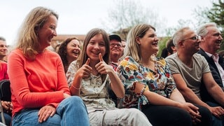 Publikum bei Mirja Boes' Auftritt beim SWR3 Comedy Festival 2023 (Foto: SWR3, Adrian Walter) Publikum bei Mirja Boes' Auftritt beim SWR3 Comedy Festival 2023