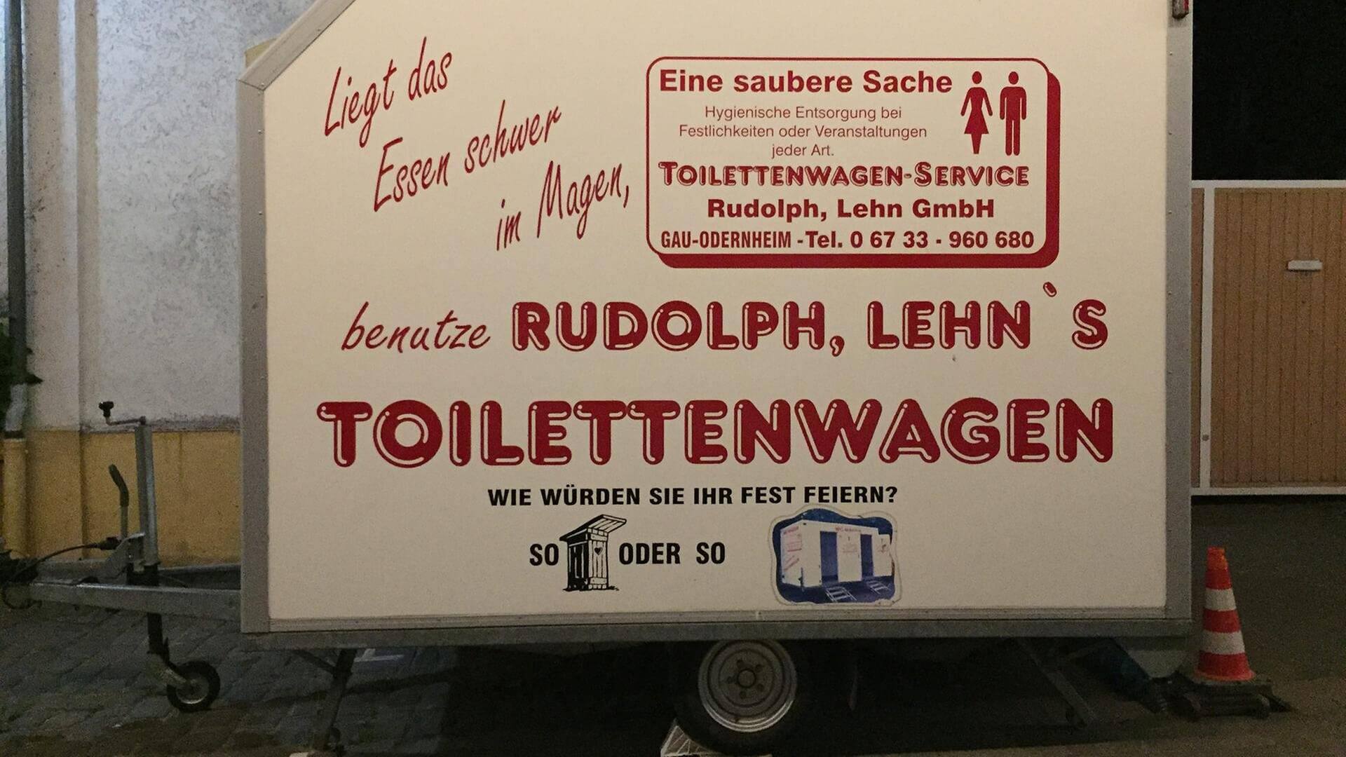 Toilettenwagen (Foto: Jacob Reifenberger)