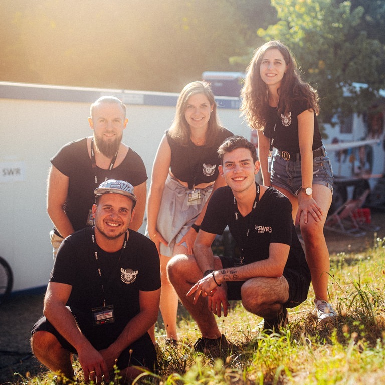 Die SWR3-Online-Crew bei DAS FEST in Karlsruhe (Foto: SWR3, Adrian Walter)