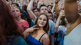 Sido reißt den Berg ab (Foto: Niko Neithardt / SWR3.de) Sido reißt den Berg ab