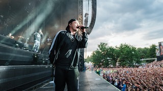 Sido reißt den Berg ab (Foto: Niko Neithardt / SWR3.de) Sido reißt den Berg ab