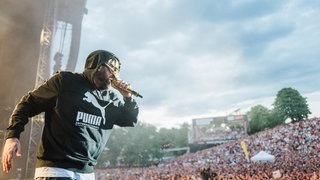 Sido reißt den Berg ab (Foto: Niko Neithardt / SWR3.de) Sido reißt den Berg ab