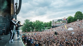 Sido reißt den Berg ab (Foto: Niko Neithardt / SWR3.de) Sido reißt den Berg ab
