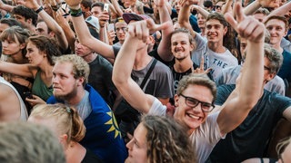 Sido reißt den Berg ab (Foto: Niko Neithardt / SWR3.de) Sido reißt den Berg ab