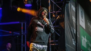 Sido reißt den Berg ab (Foto: Niko Neithardt / SWR3.de) Sido reißt den Berg ab
