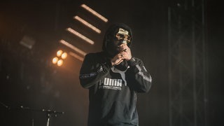 Sido reißt den Berg ab (Foto: Niko Neithardt / SWR3.de) Sido reißt den Berg ab