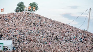 Sido reißt den Berg ab (Foto: Niko Neithardt / SWR3.de) Sido reißt den Berg ab