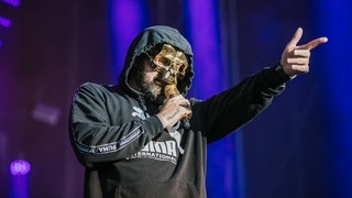 Sido reißt den Berg ab (Foto: Niko Neithardt / SWR3.de) Sido reißt den Berg ab