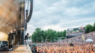 Sido reißt den Berg ab (Foto: Niko Neithardt / SWR3.de) Sido reißt den Berg ab