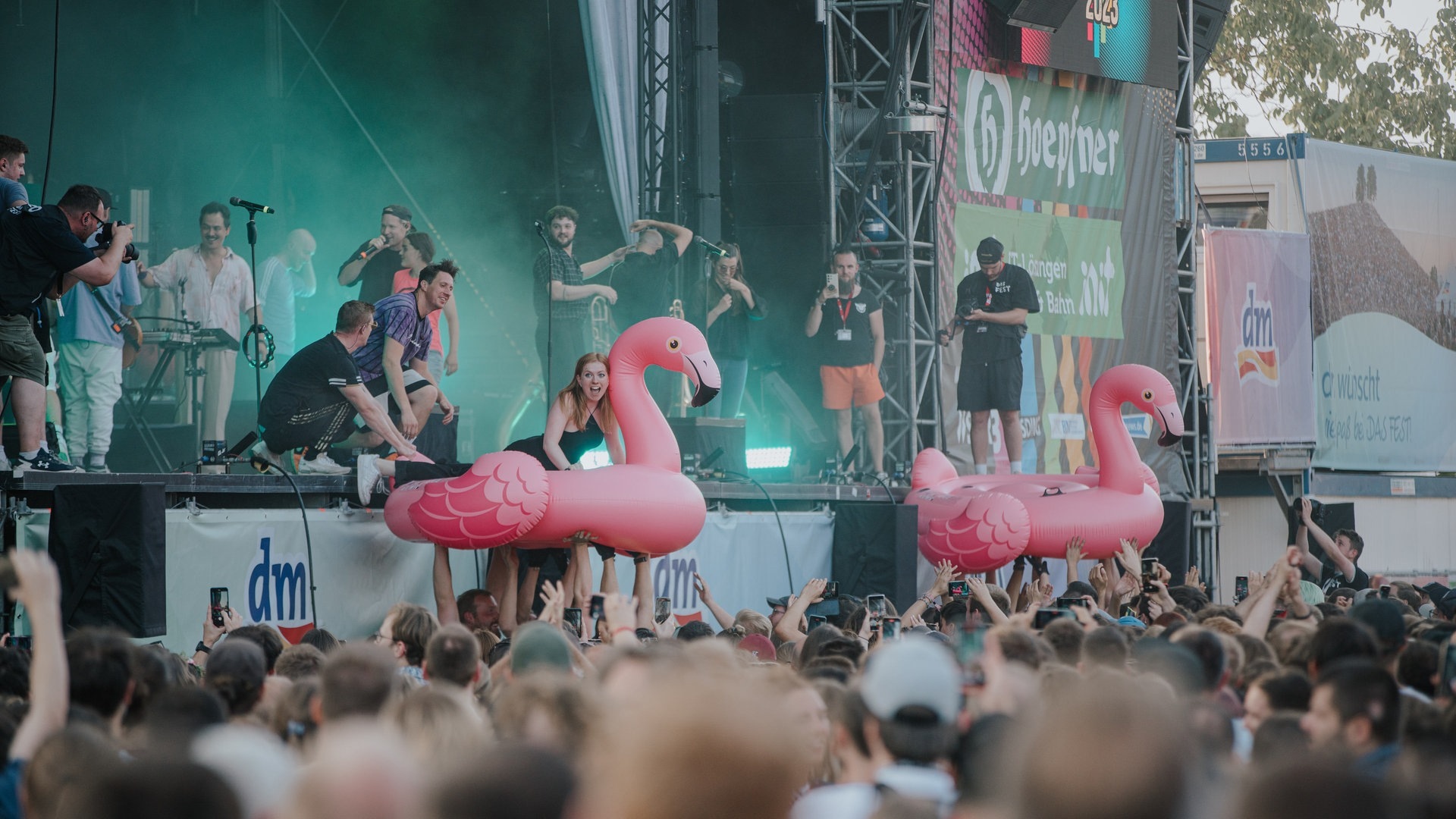 Foto: SWR3, Ronny Zimmermann Querbeat tritt am Samstag bei Das Fest 2023 in Karlsruhe auf der Hauptbühne auf (Foto: SWR3, Ronny Zimmermann)