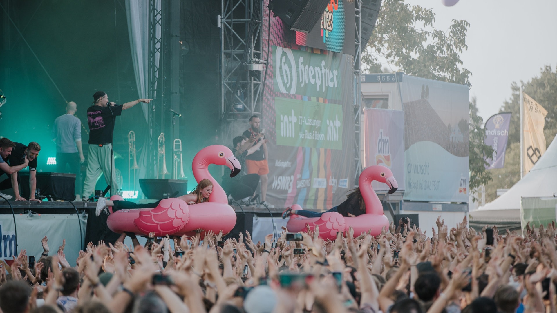 Foto: SWR3, Ronny Zimmermann Querbeat tritt am Samstag bei Das Fest 2023 in Karlsruhe auf der Hauptbühne auf (Foto: SWR3, Ronny Zimmermann)