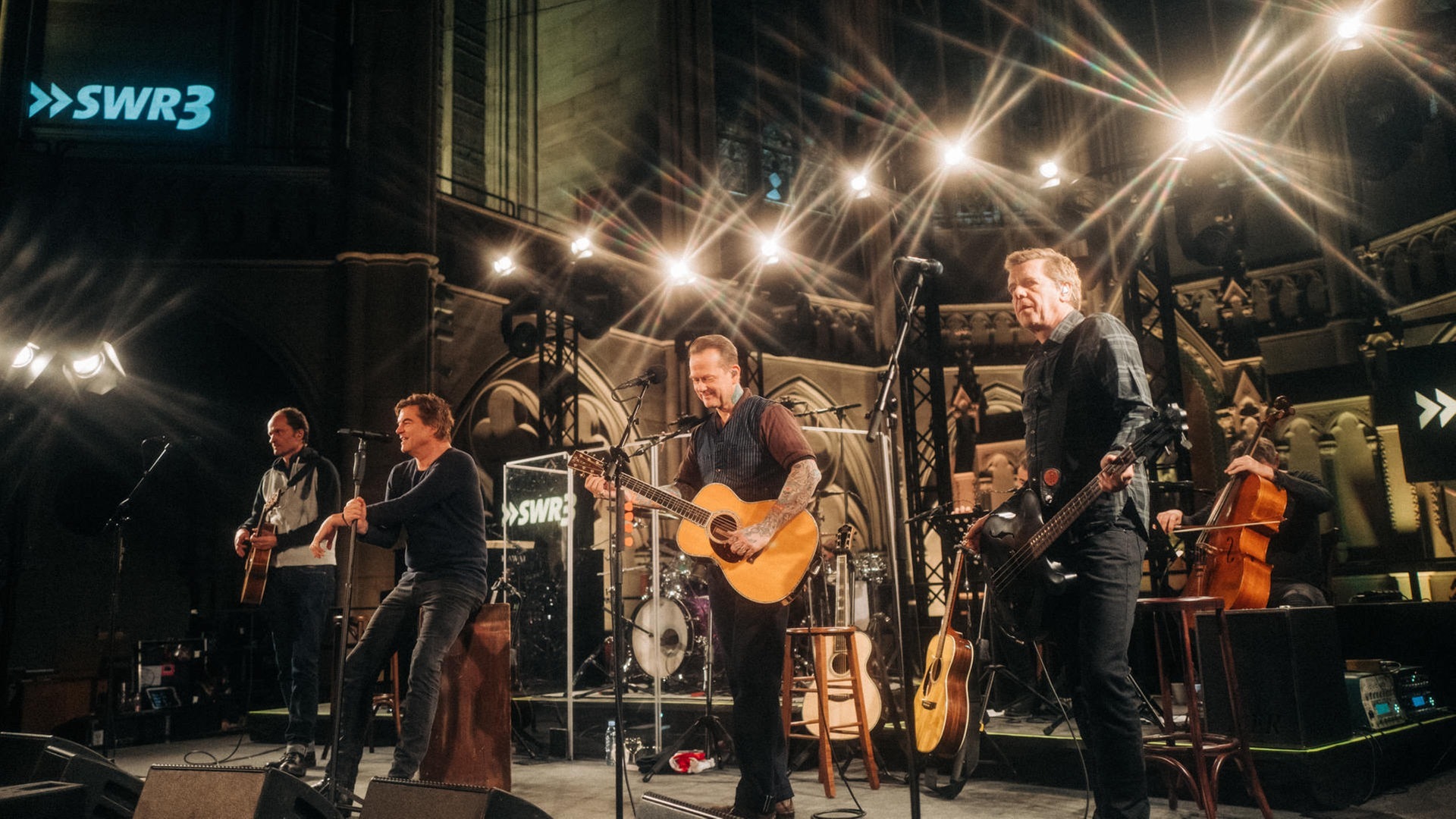 Foto: SWR3 Die Toten Hosen in der Gedächtniskirche in Speyer (Foto: SWR3)