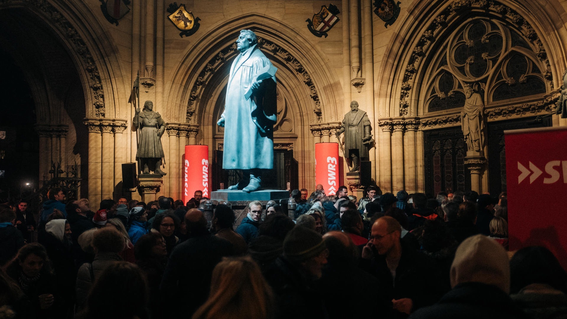 Foto: SWR3 Die Toten Hosen in der Gedächtniskirche in Speyer (Foto: SWR3)
