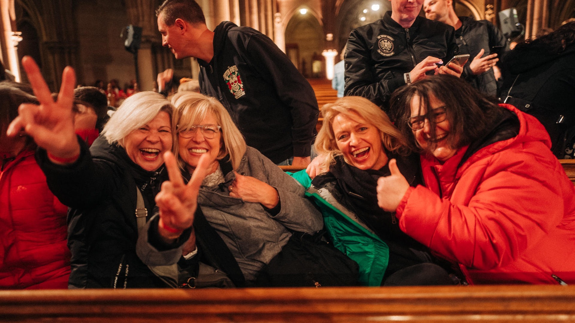 Foto: SWR3 Die Toten Hosen in der Gedächtniskirche in Speyer (Foto: SWR3)
