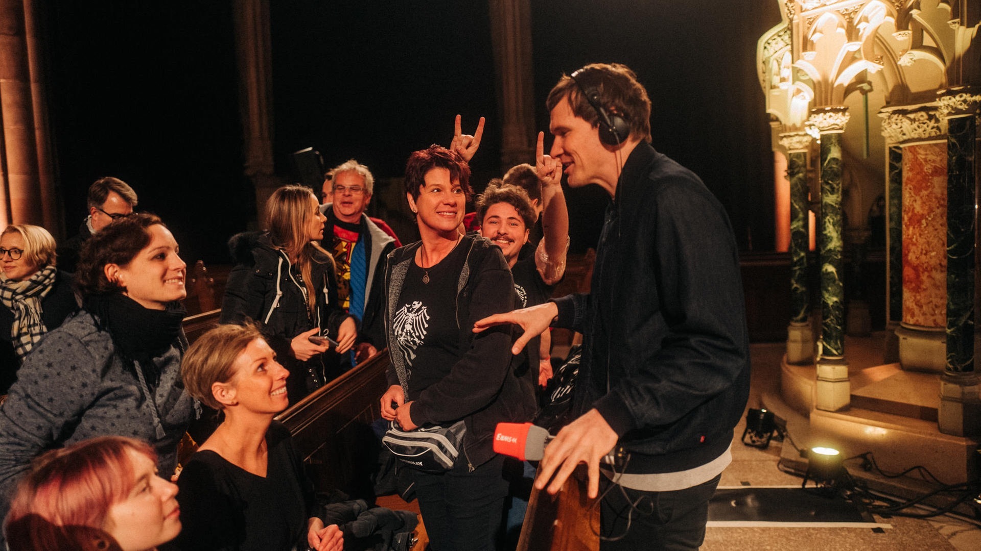 Foto: SWR3 Die Toten Hosen in der Gedächtniskirche in Speyer (Foto: SWR3)