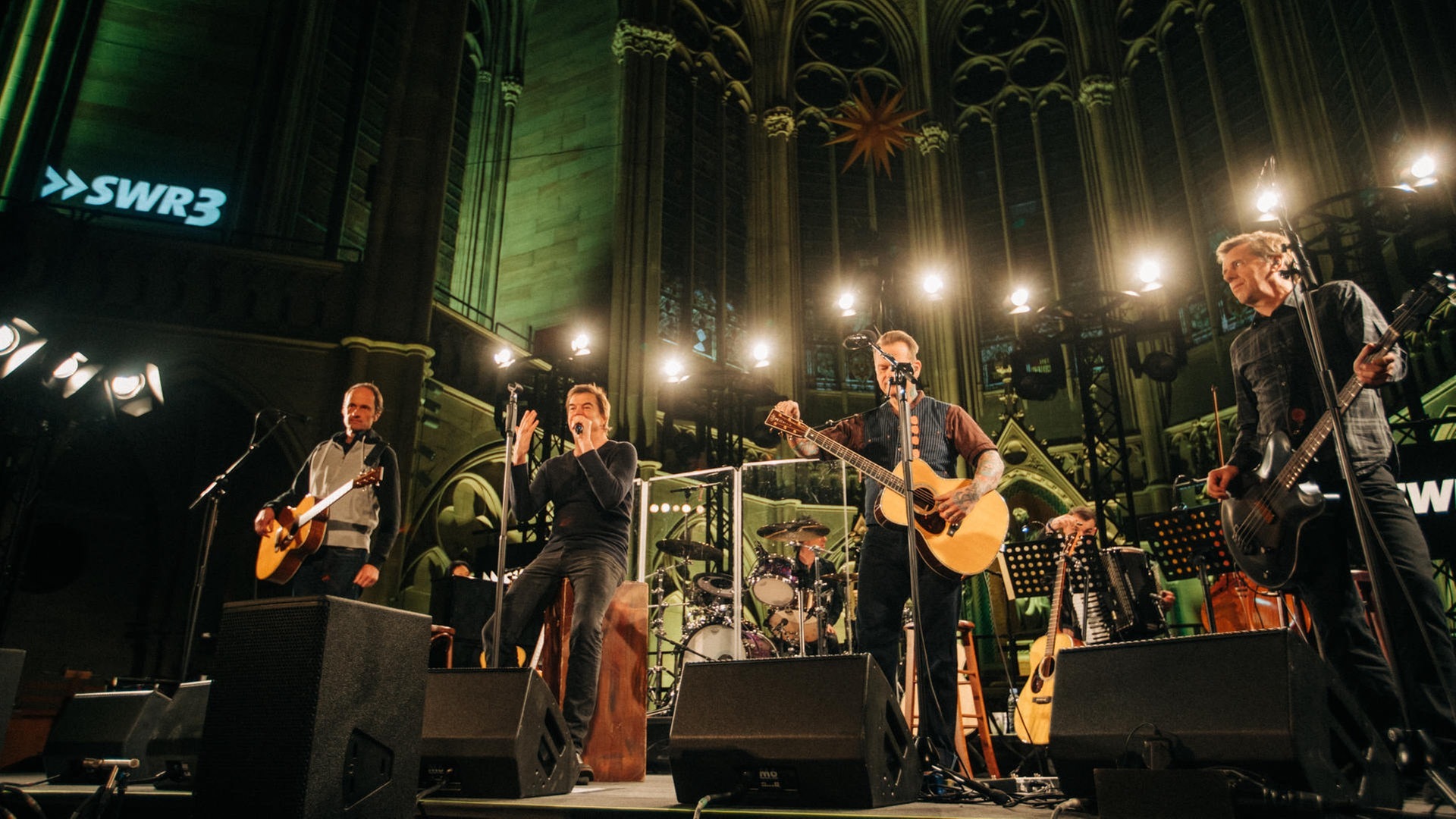 Foto: SWR3 Die Toten Hosen in der Gedächtniskirche in Speyer (Foto: SWR3)