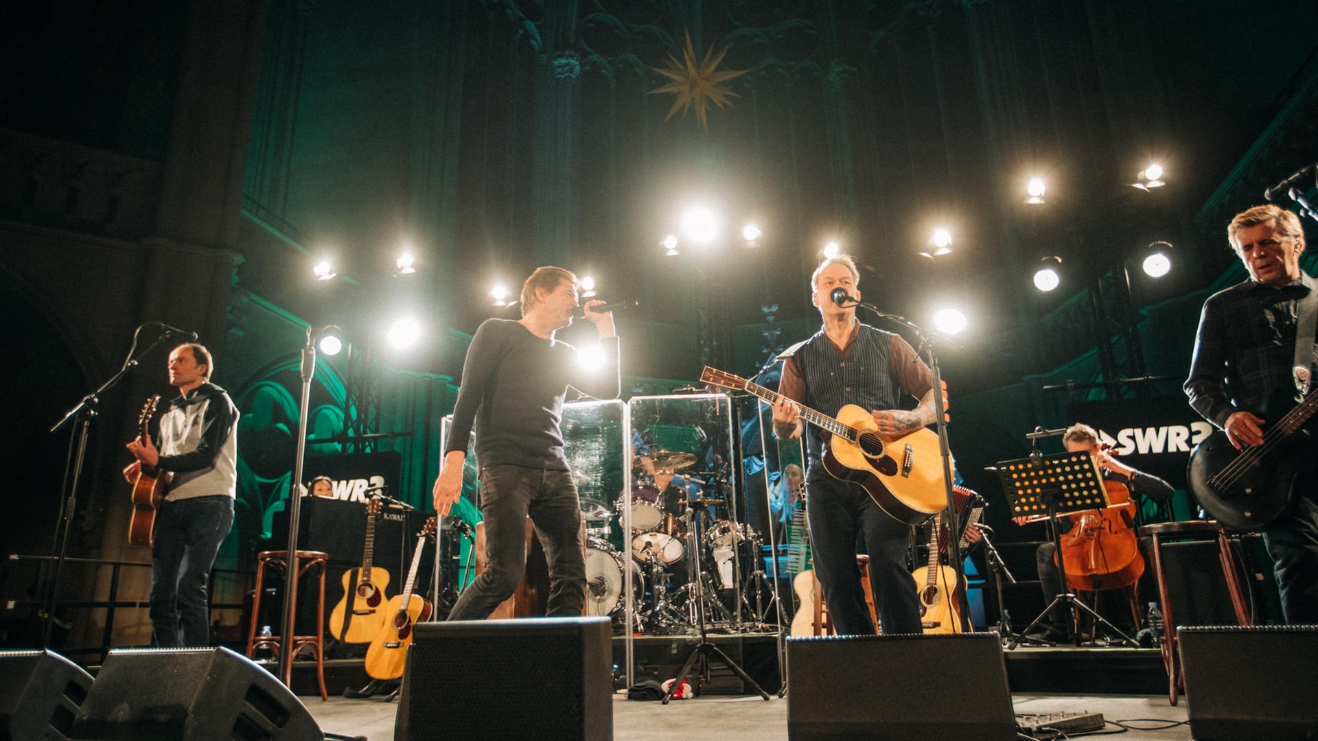 Foto: SWR3 Die Toten Hosen in der Gedächtniskirche in Speyer (Foto: SWR3)