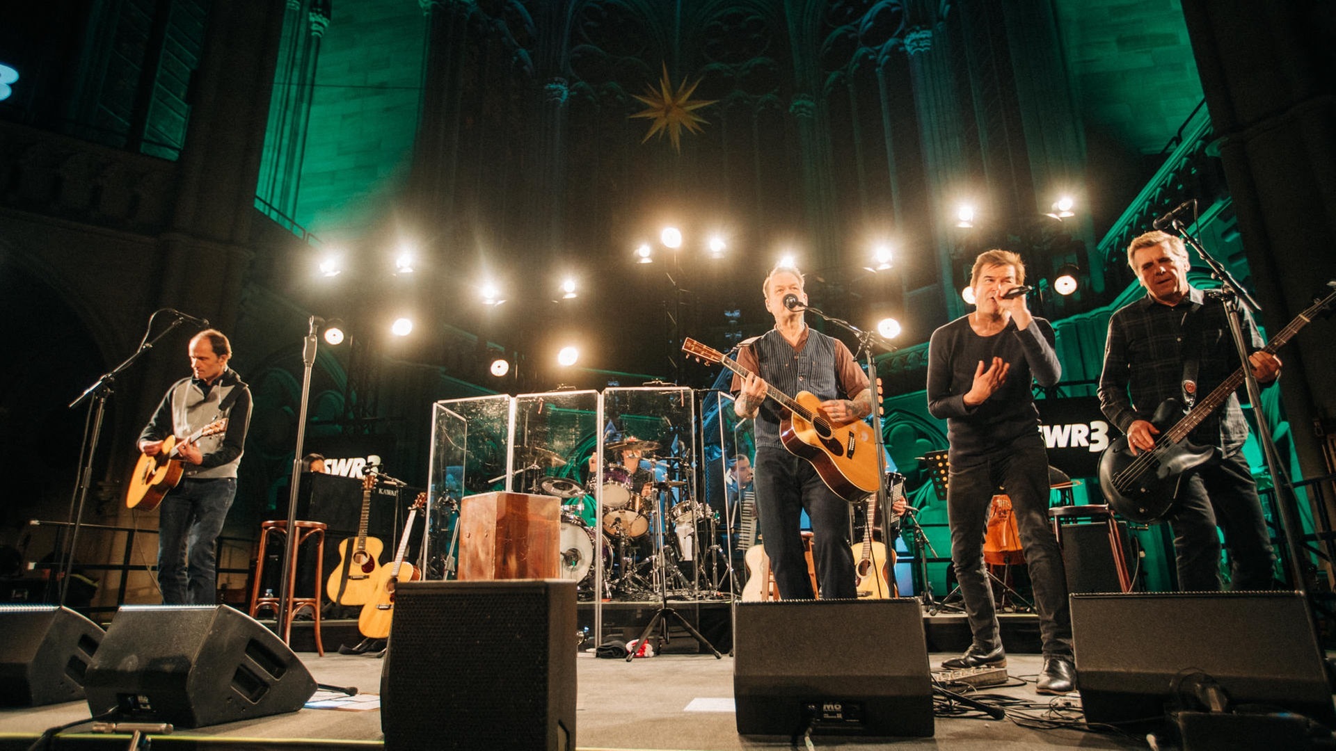 Foto: SWR3 Die Toten Hosen in der Gedächtniskirche in Speyer (Foto: SWR3)