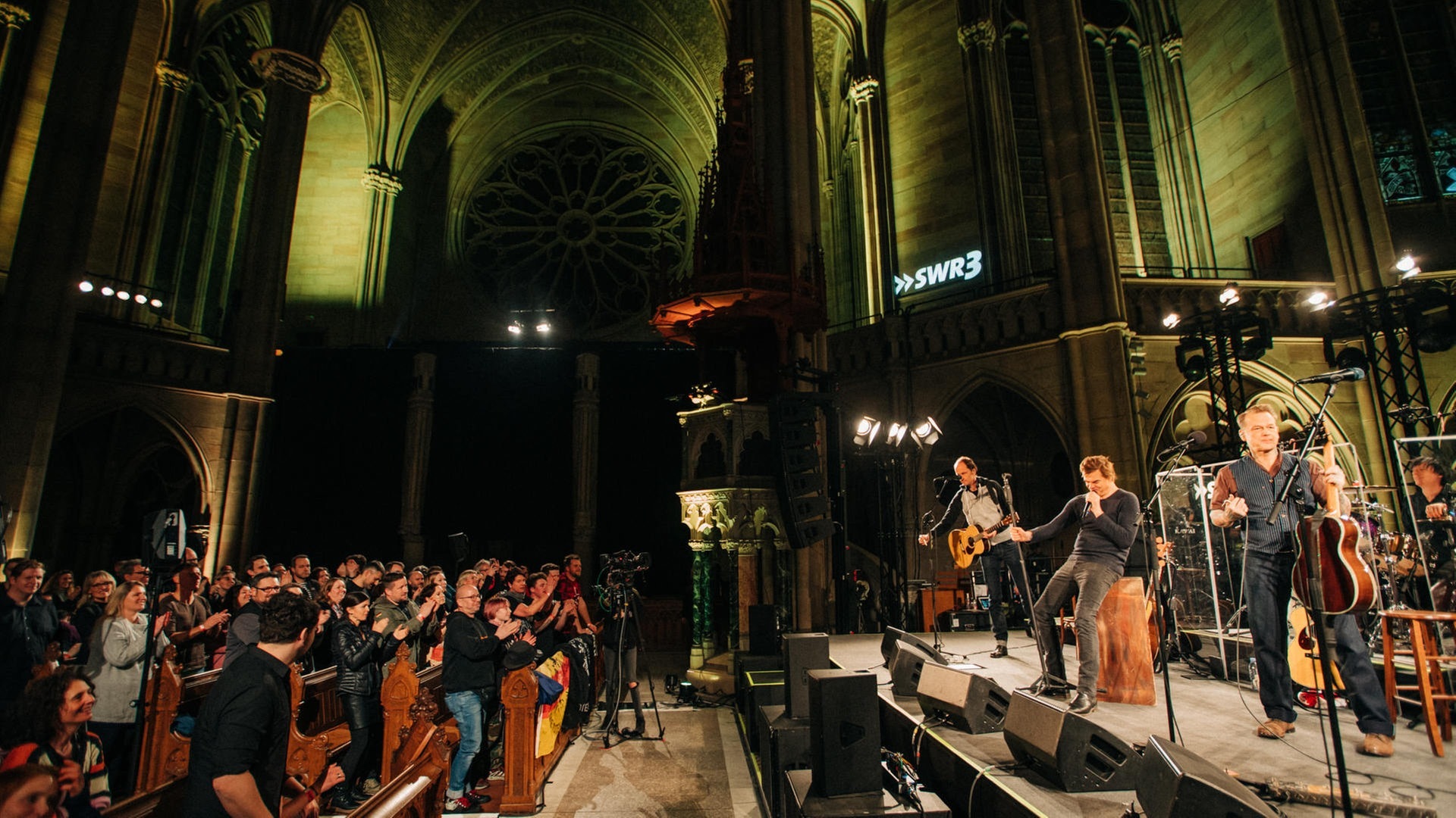 Foto: SWR3 Die Toten Hosen in der Gedächtniskirche in Speyer (Foto: SWR3)