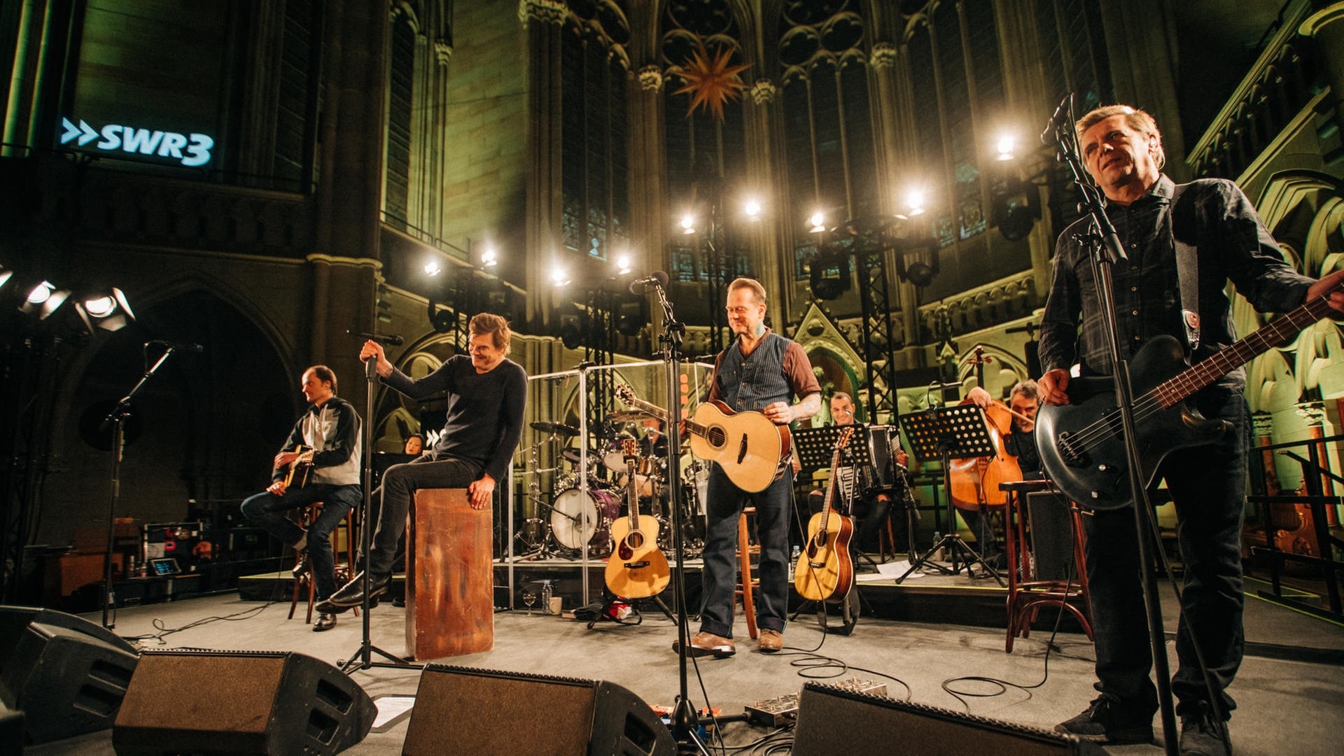 Foto: SWR3 Die Toten Hosen in der Gedächtniskirche in Speyer (Foto: SWR3)