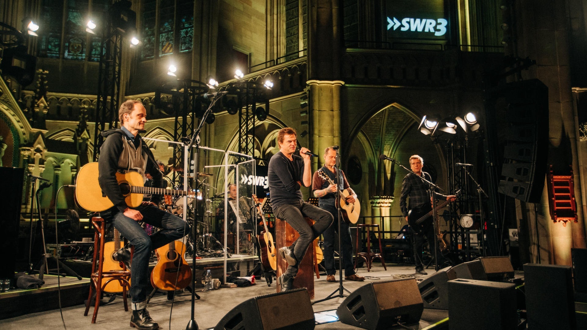 Foto: SWR3 Die Toten Hosen in der Gedächtniskirche in Speyer (Foto: SWR3)