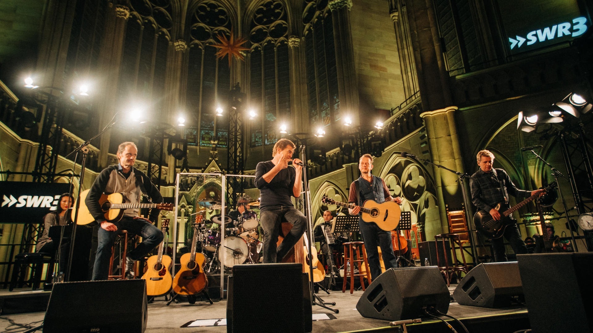Foto: SWR3 Die Toten Hosen in der Gedächtniskirche in Speyer (Foto: SWR3)